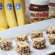 Chiquita® Banana Sushi Bites with Nutella® hazelnut spread