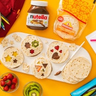 Fruity Cut-Out Tortilla Snacks with Nutella® Recipe