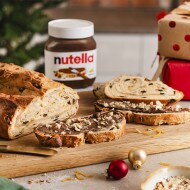Christmas Stollen Recipe with Nutella® Topping.