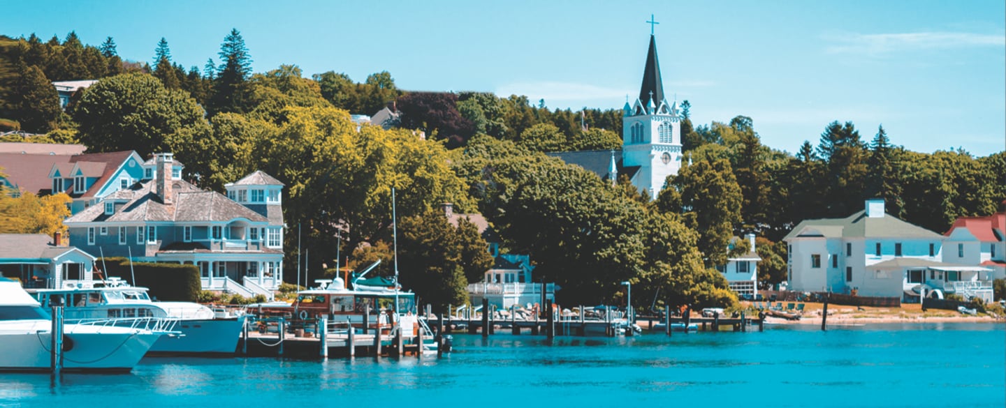 Breakfast in Mackinac Island, MI