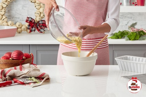 Bake Ahead Zucchini Bread with Nutella® hazelnut spread - Step 1 Bake Ahead Zucchini Bread with Nutella® hazelnut spread - Step 1