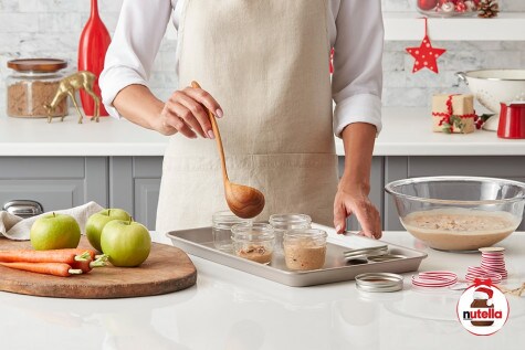 Perfectly giftable muffins with Nutella® hazelnut spread - Step 2