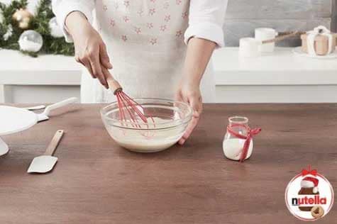 Nutella® Christmas Cheesecake Step 3