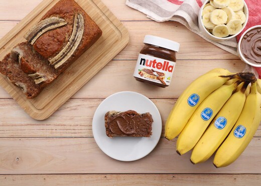 Signature Chiquita® banana bread with Nutella®