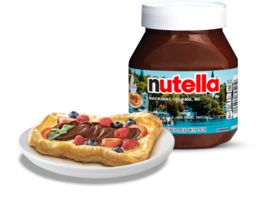 Pannukakku Pancakes with Nutella® 