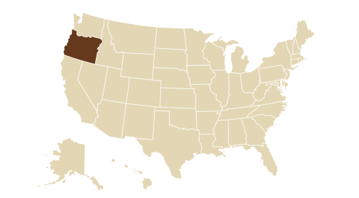 Oregon-map
