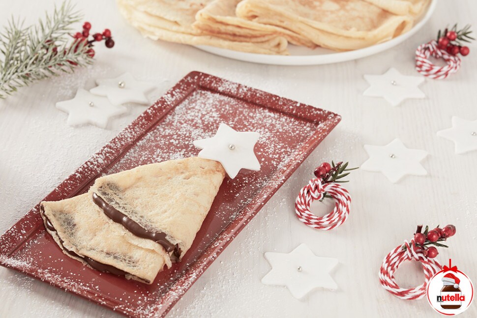 Christmas Crepes with Nutella® hazelnut spread