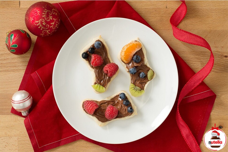 Stocking Cookies with Nutella® hazelnut spread