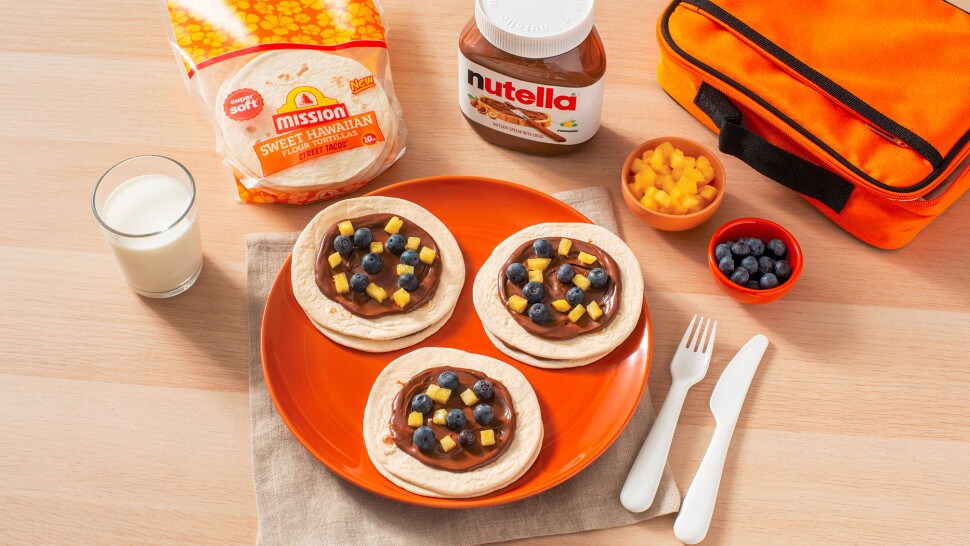 Mission<sup>®</sup> Mini Nutella<sup>®</sup> Breakfast Pizzas