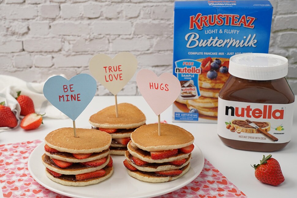 Strawberry NUTELLA® Mini Stacks