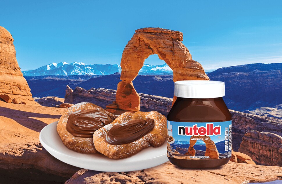 Utah Scones with Nutella®
