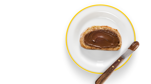 Spreadable Cream Bread Plate | Nutella