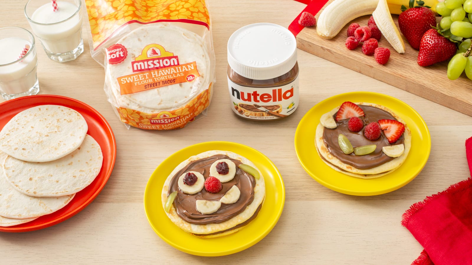 Mission® Tortilla French Toast Snack Stack with Nutella®