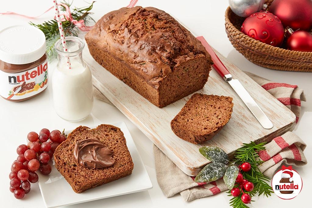 Bake Ahead Zucchini Bread with NUTELLA® hazelnut spread