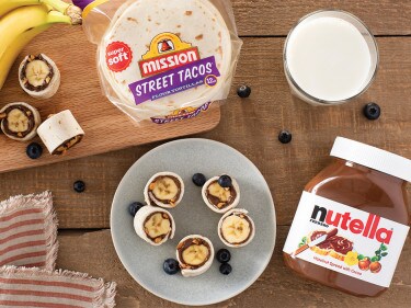 Mission® Banana Tortilla Bites with Nutella® Hazelnut Spread | Nutella