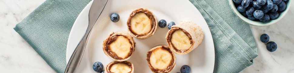 Banana Tortilla Bites with NUTELLA® hazelnut spread | Nutella