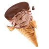 Nutella Ice Cream Cone