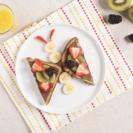 Breakfast Butterfly Toasts