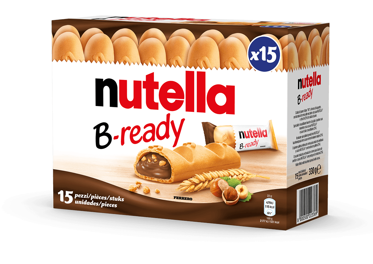 NUTELLA® B-ready 330g - 15 bars x 22g 